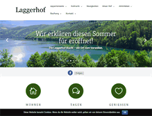 Tablet Screenshot of laggerhof.com